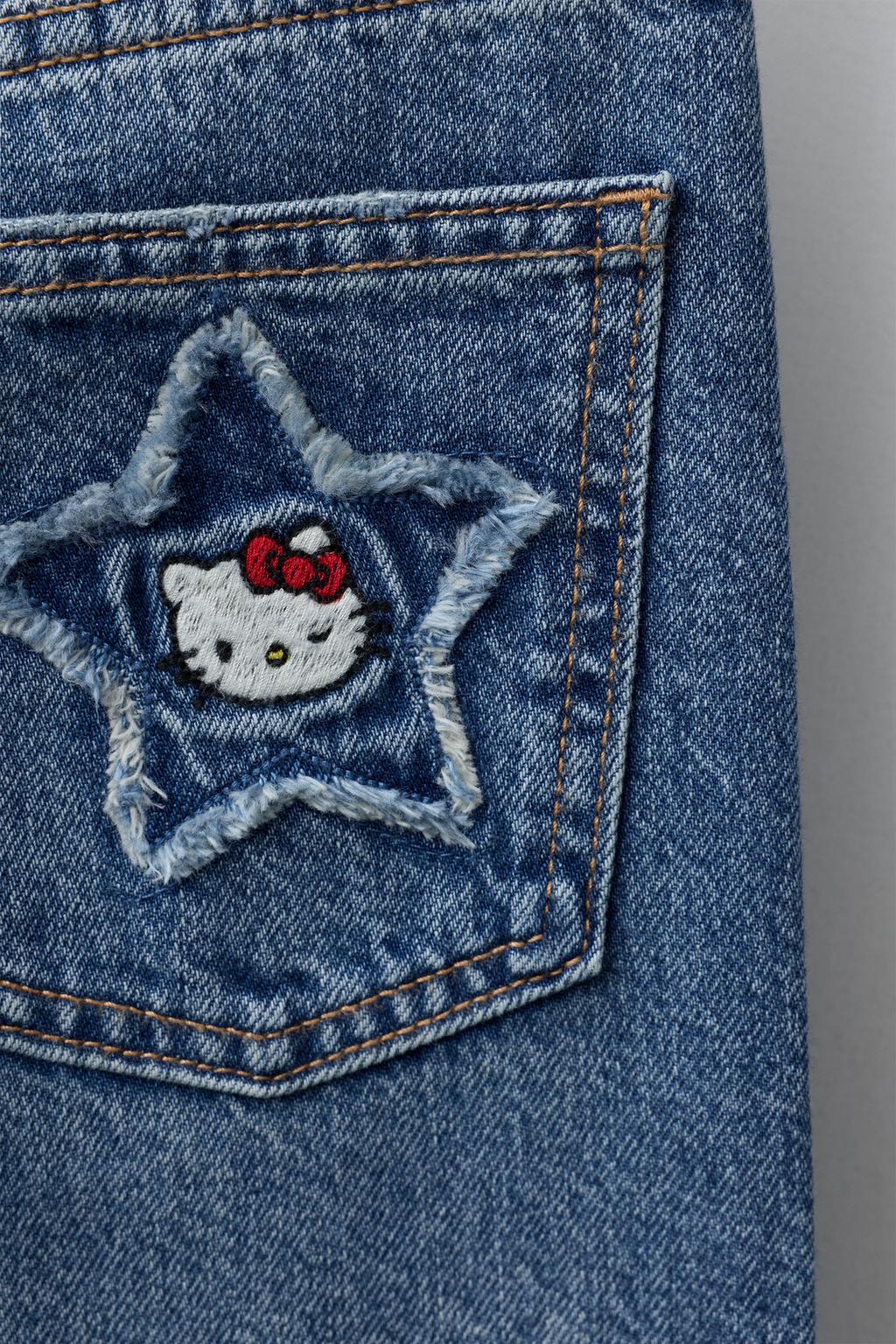 ПРЯМЫЕ ДЖИНСЫ HELLO KITTY © SANRIO