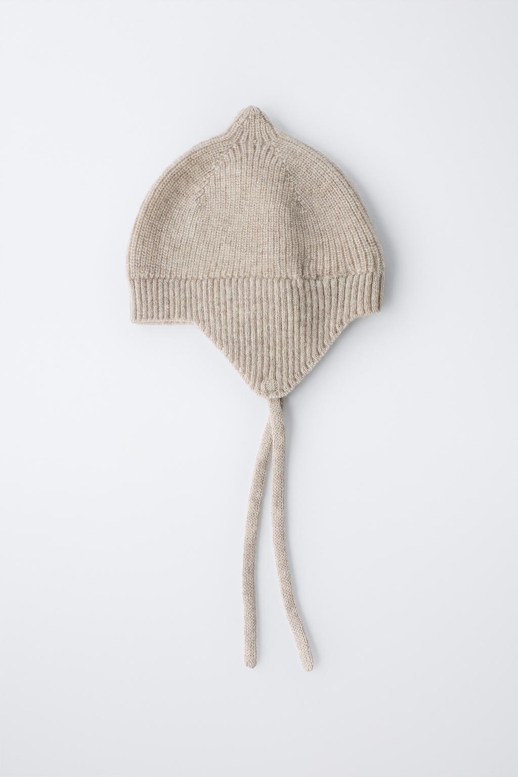 ТРИКОТАЖНЫЙ ЧЕПЧИК С ШЕРСТЬЮ