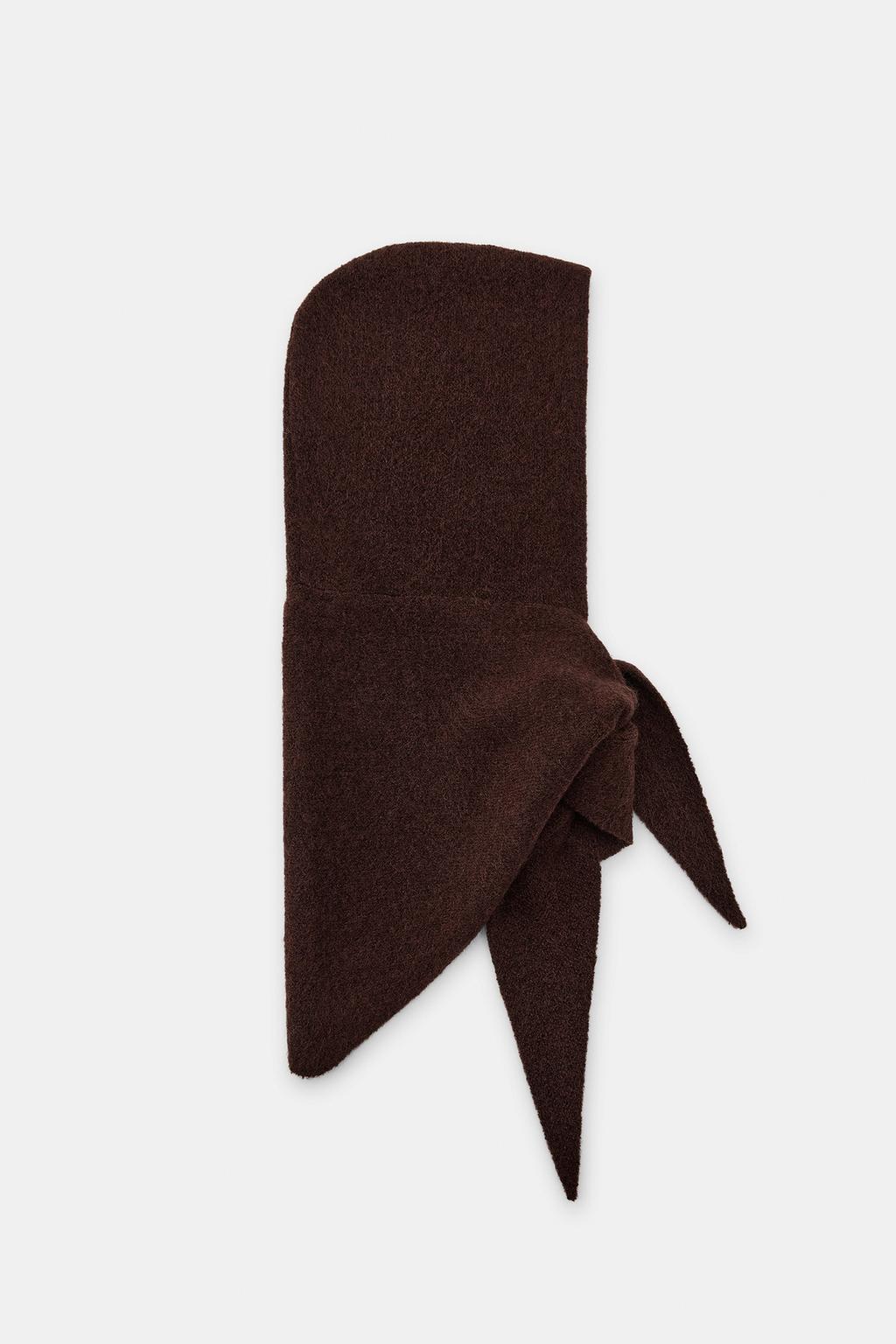 КАПЮШОН-БАНДАНА ВЯЗАНЫЙ