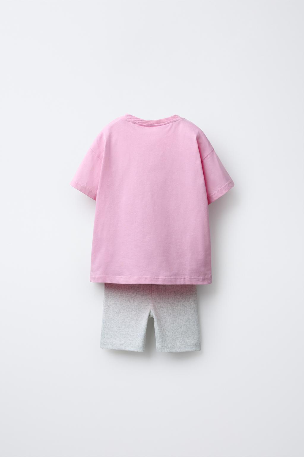 КОМПЛЕКТ ИЗ ФУТБОЛКИ И ЛЕГИНСОВ-ВЕЛОСИПЕДОК LILO & STITCH © DISNEY