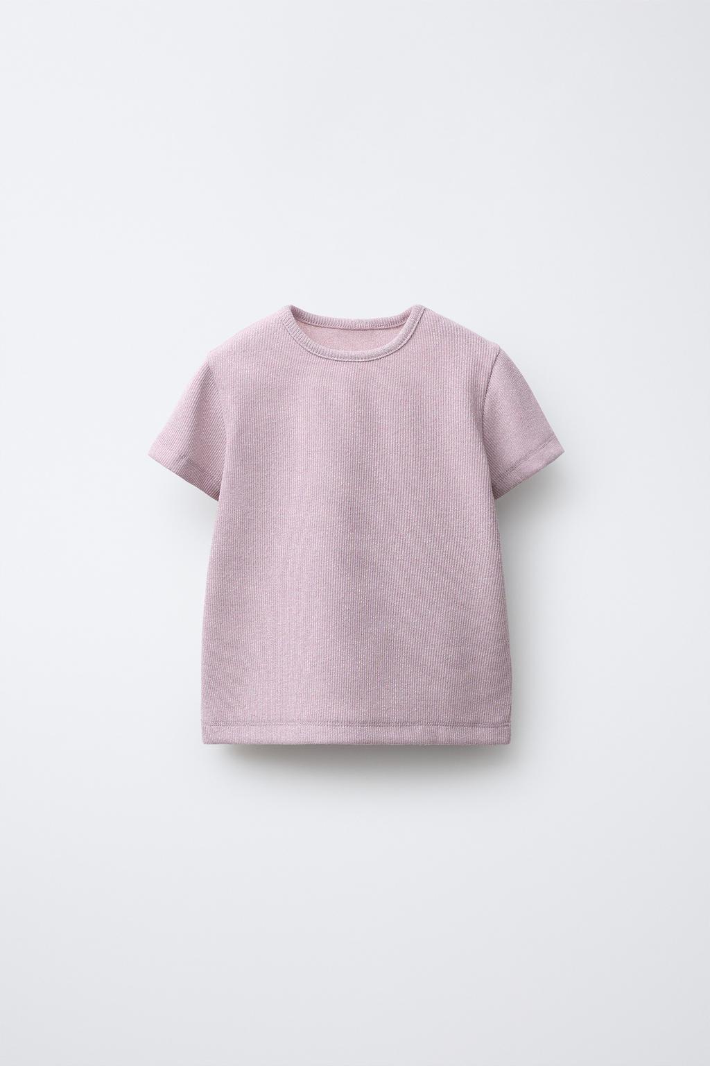 ФУТБОЛКА В РУБЧИК С БЛЕСТКАМИ