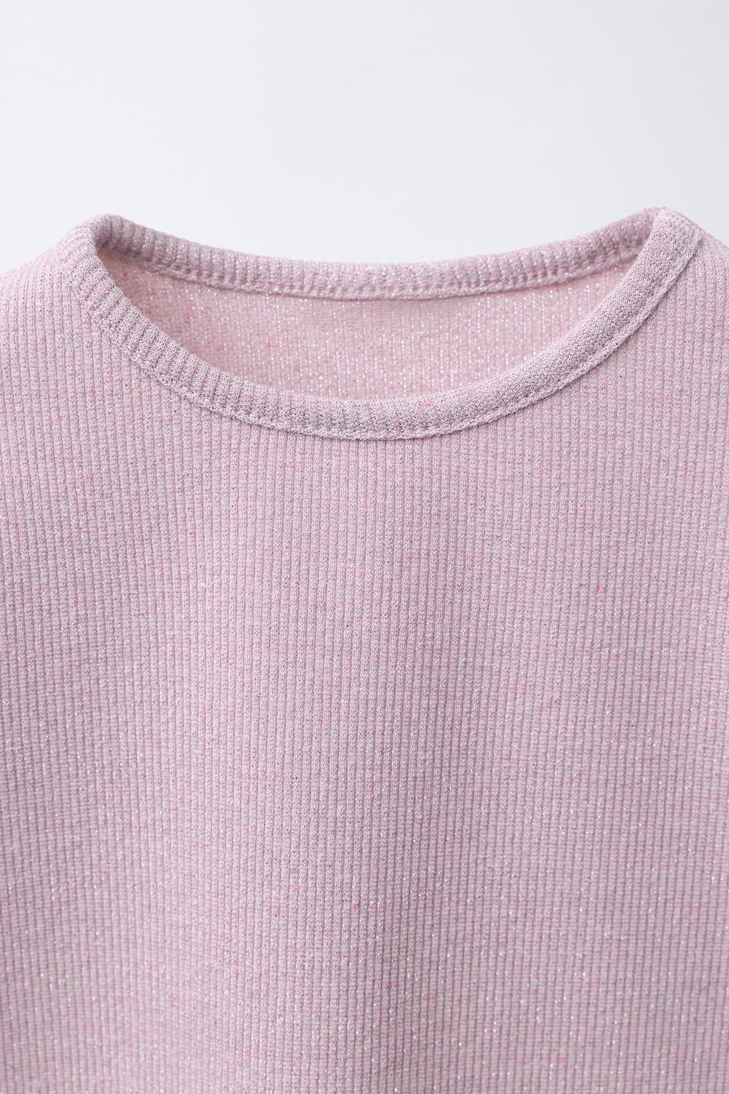 ФУТБОЛКА В РУБЧИК С БЛЕСТКАМИ