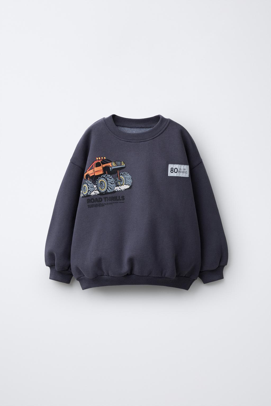 ТОЛСТОВКА С ПРИНТОМ «ГРУЗОВИК»