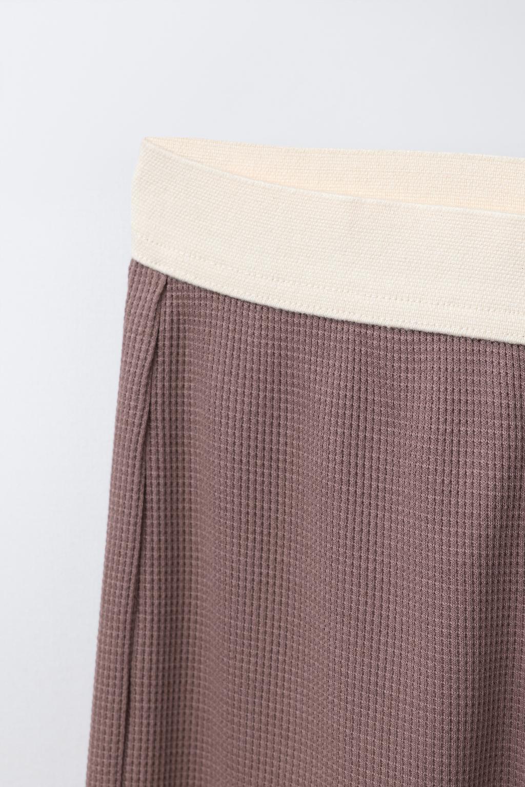 6-14 ЛЕТ/ПИЖАМА ВАФЕЛЬНАЯ С ВЫШИТЫМ ТЕКСТОМ