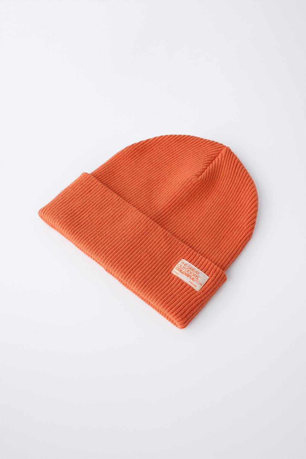 ШАПКА БИНИ В РУБЧИК С ЭТИКЕТКОЙ