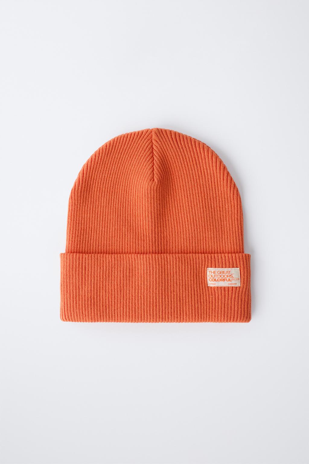 ШАПКА БИНИ В РУБЧИК С ЭТИКЕТКОЙ