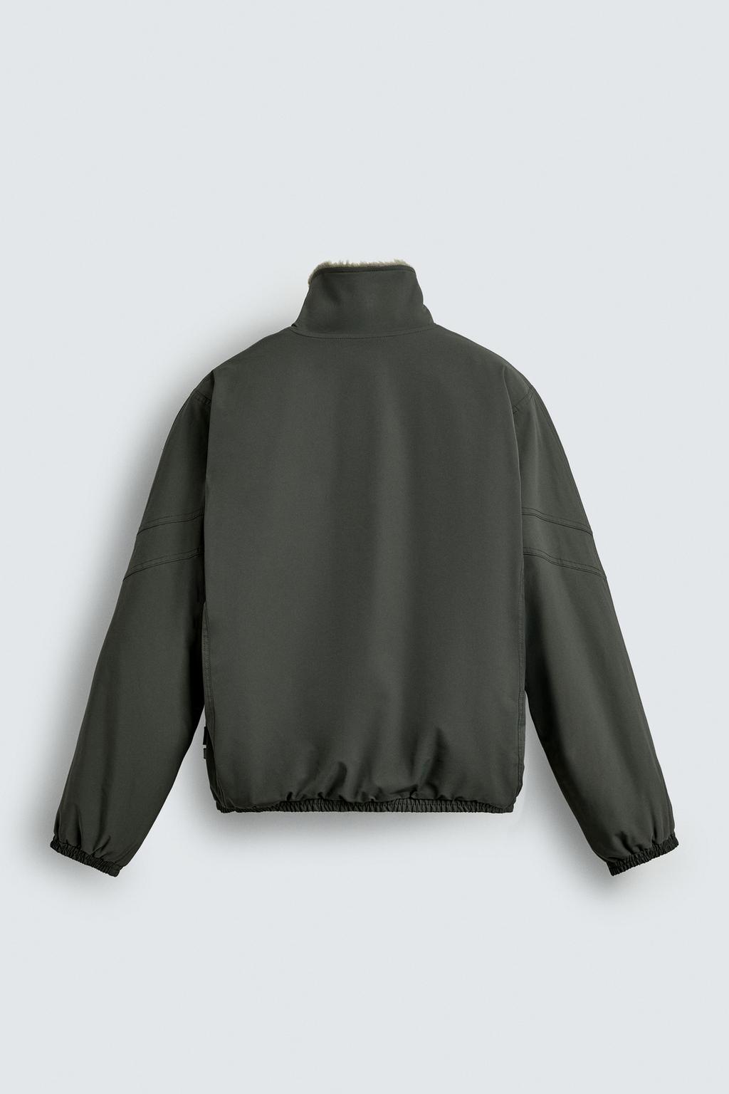 КОМБИНИРОВАННАЯ КУРТКА ИЗ ВЫСОКОТЕХНОЛОГИЧНОЙ ТКАНИ