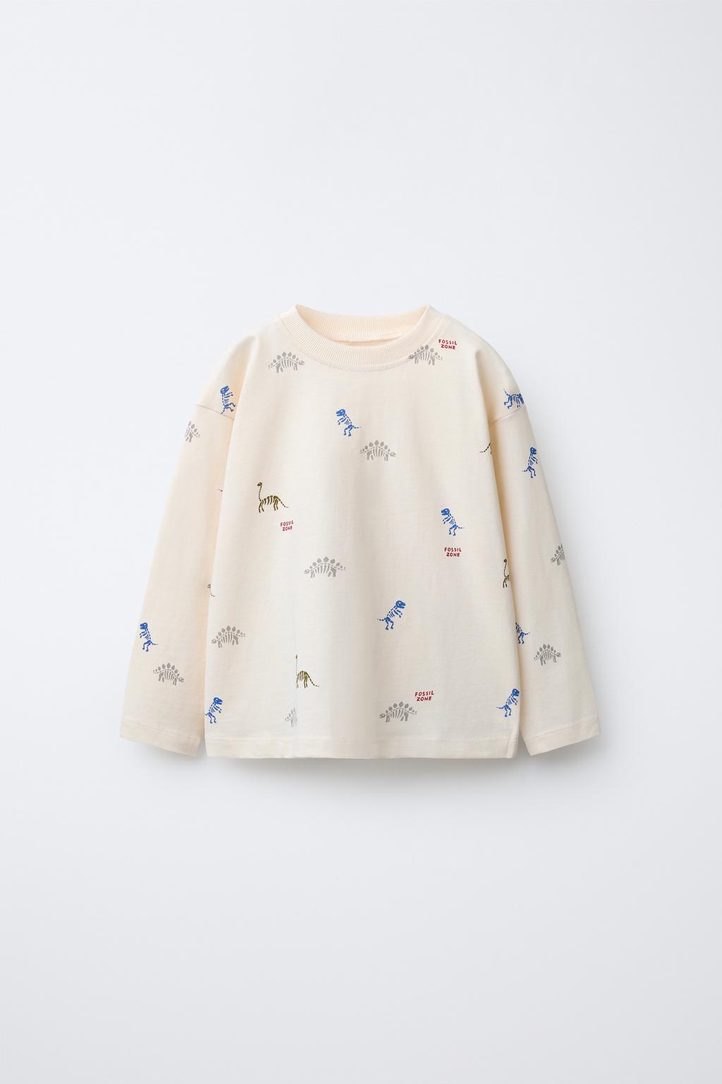 ФУТБОЛКА С ПРИНТОМ ДИНОЗАВРОВ