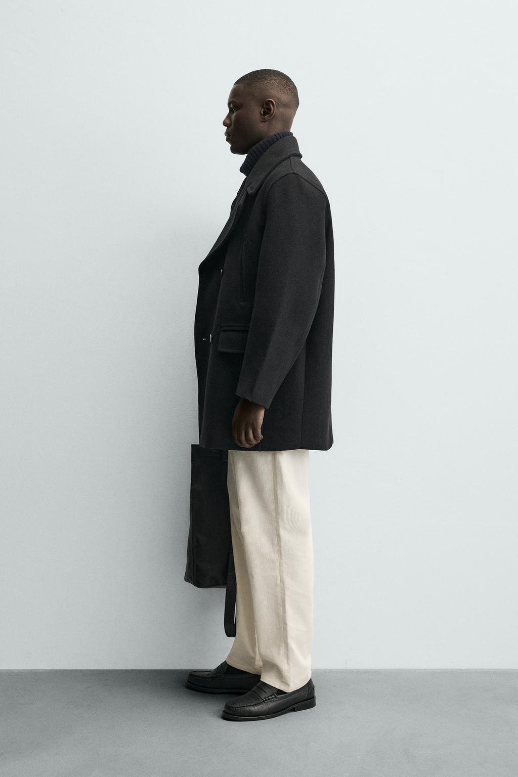 ДВУБОРТНОЕ ПАЛЬТО С КАРМАНАМИ