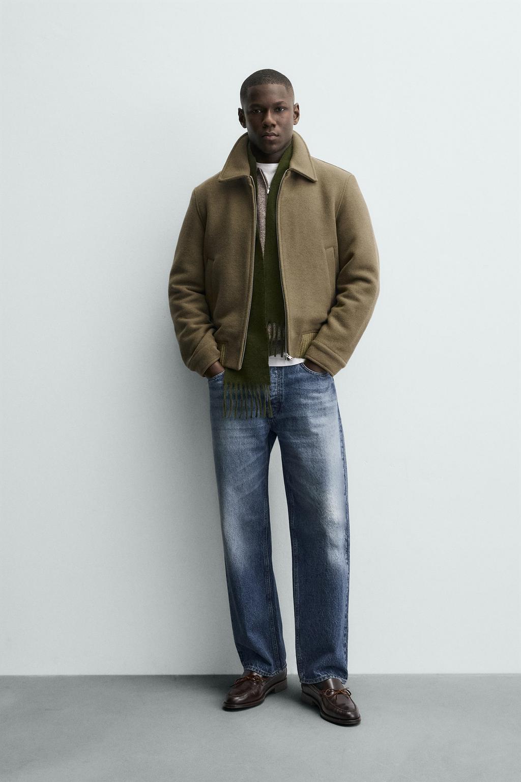 СТЕГАНАЯ КУРТКА ИЗ ШЕРСТЯНОЙ ТКАНИ