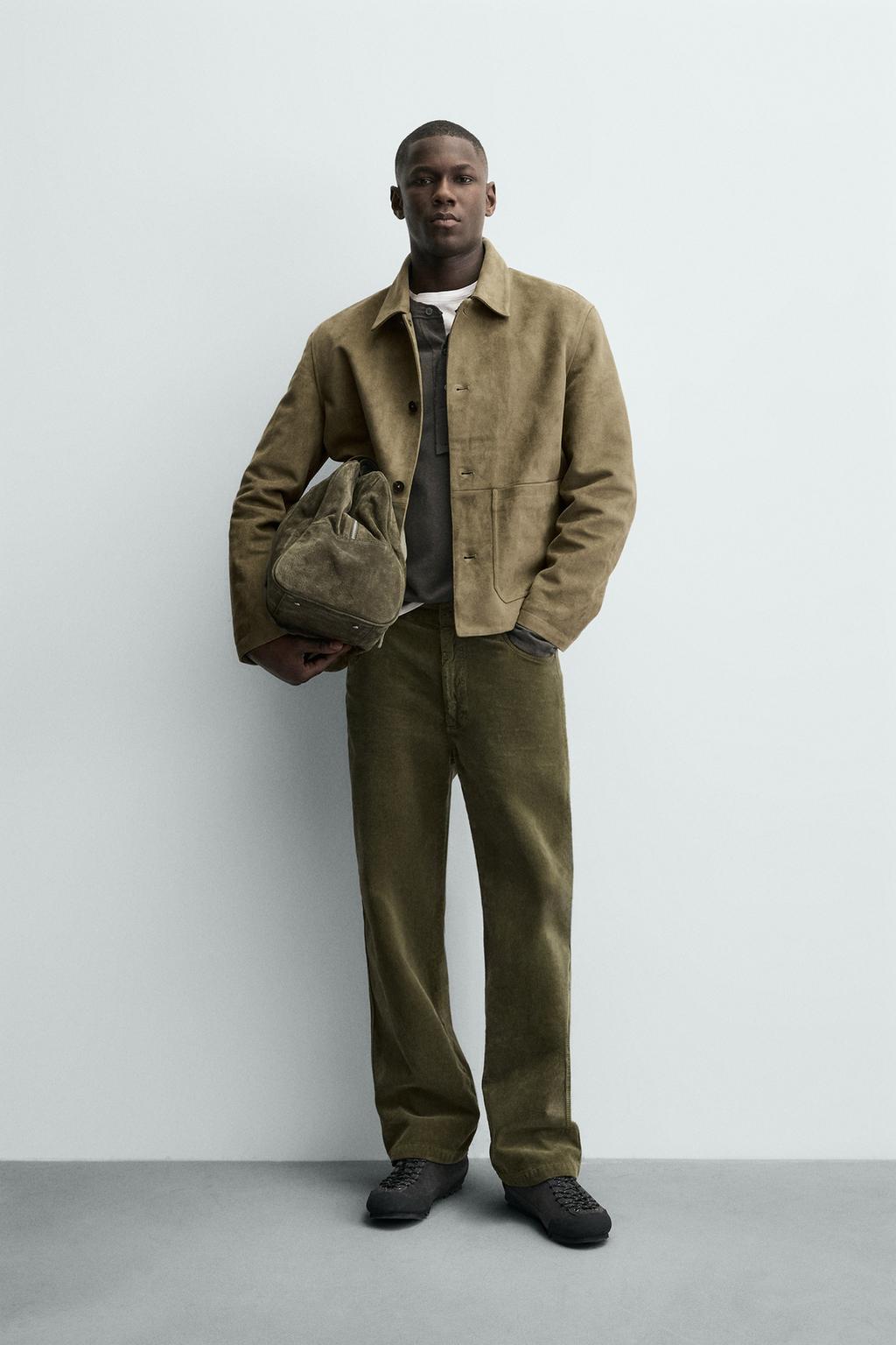 КУРТКА ИЗ ИСКУССТВЕННОЙ ЗАМШИ С КАРМАНАМИ