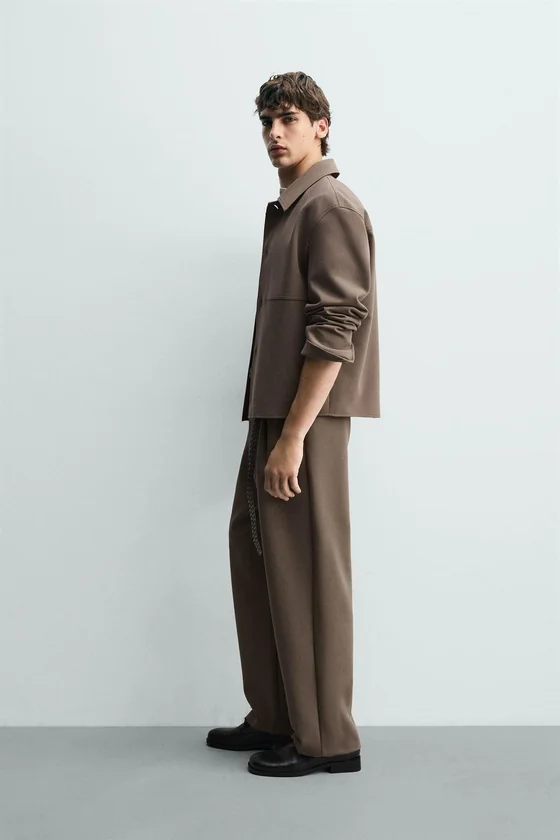 БРЮКИ RELAXED FIT СО СКЛАДКАМИ