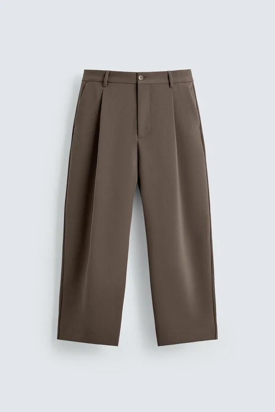 БРЮКИ RELAXED FIT СО СКЛАДКАМИ