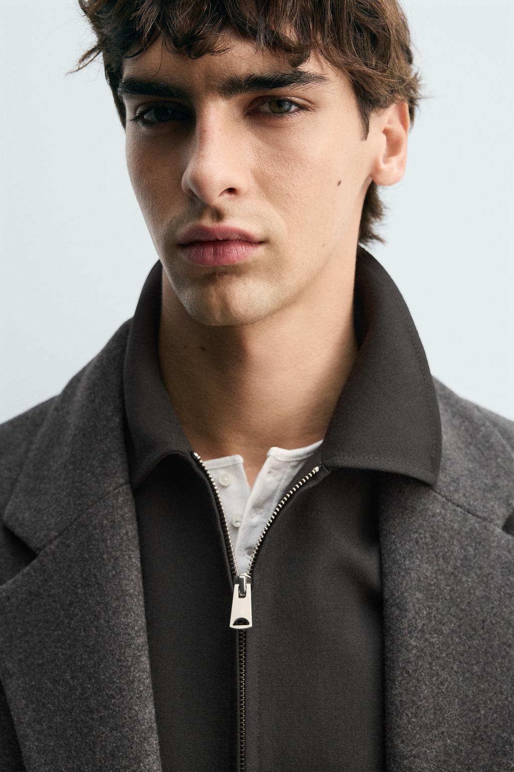 ДВУБОРТНОЕ ПАЛЬТО ИЗ ШЕРСТИ С ПОЯСОМ