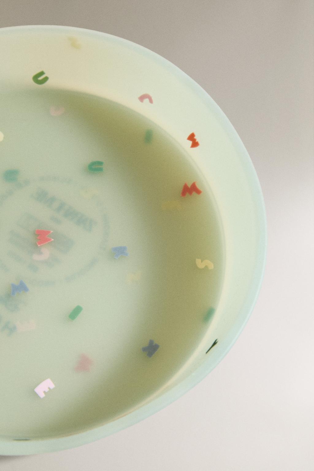 Детская тарелка из силикона с микки и минни ©disney