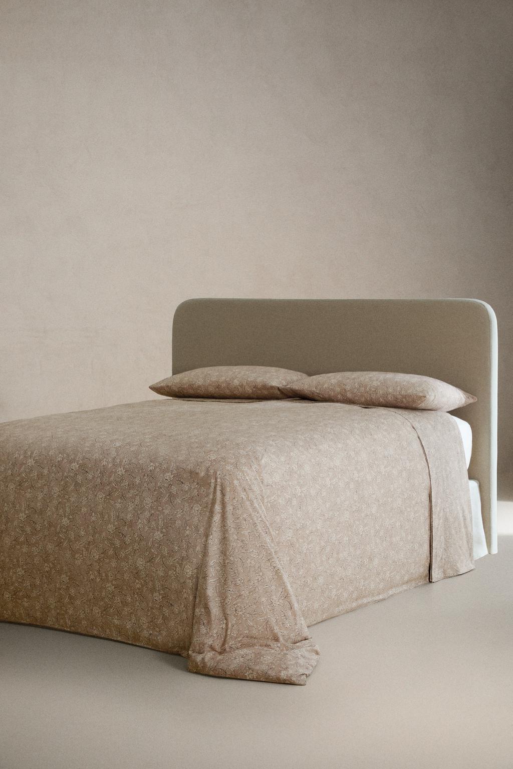 Покрывало с цветочным принтом