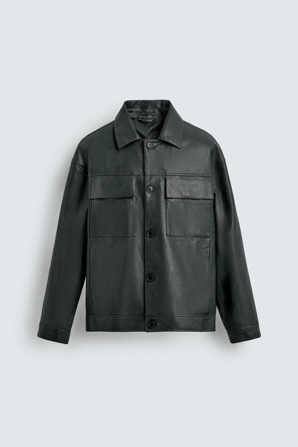 КУРТКА ИЗ ИСКУССТВЕННОЙ КОЖИ