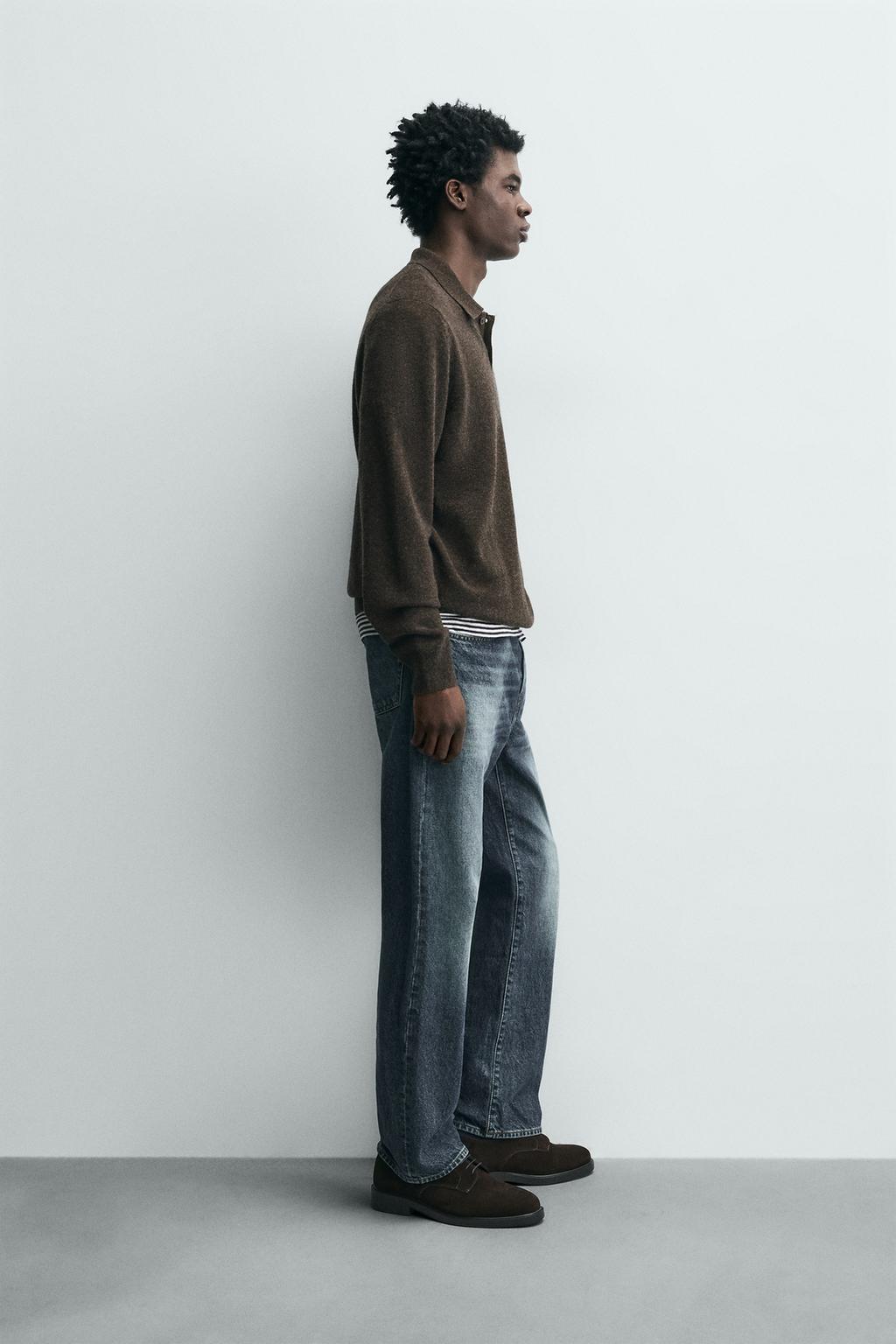 ПОЛО КЛАССИЧЕСКОГО КРОЯ ИЗ СМЕСОВОЙ ШЕРСТИ