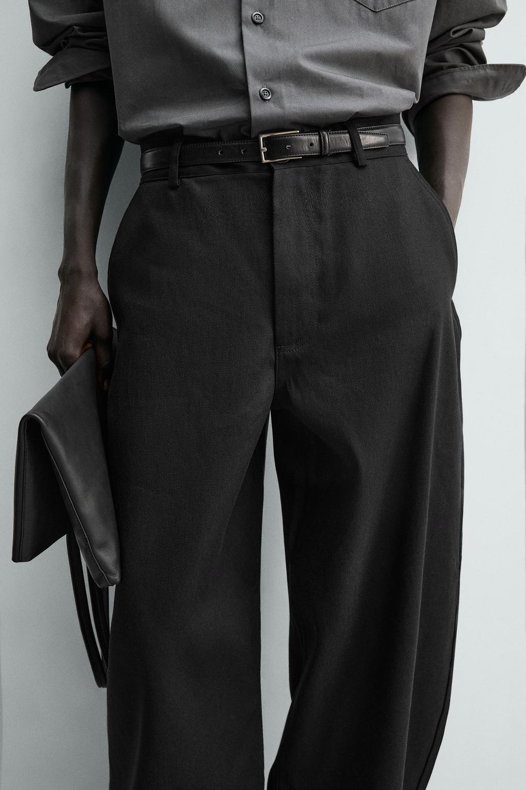 БРЮКИ BARREL FIT ИЗ ЛИОЦЕЛЛА И ХЛОПКА