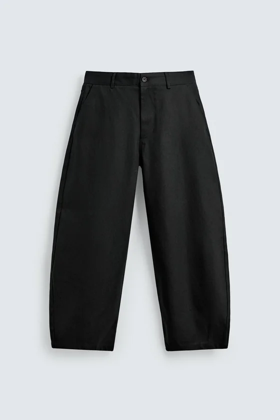 БРЮКИ BARREL FIT ИЗ ЛИОЦЕЛЛА И ХЛОПКА
