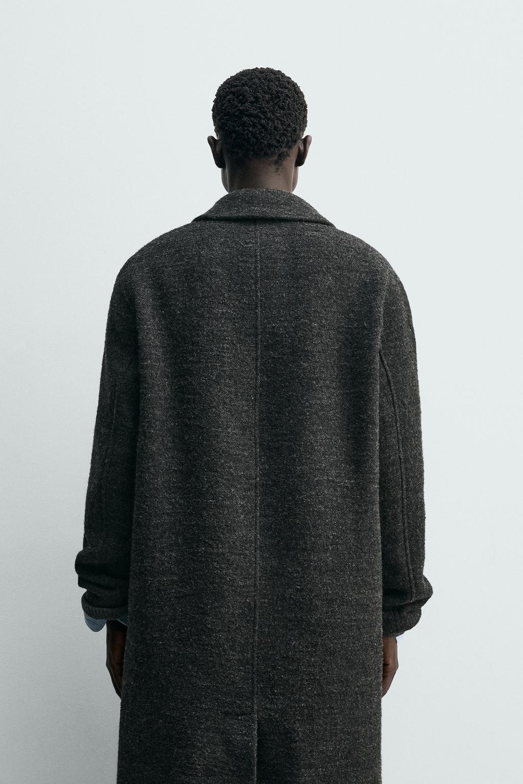 ПАЛЬТО ИЗ ТЕКСТУРНОЙ ШЕРСТИ