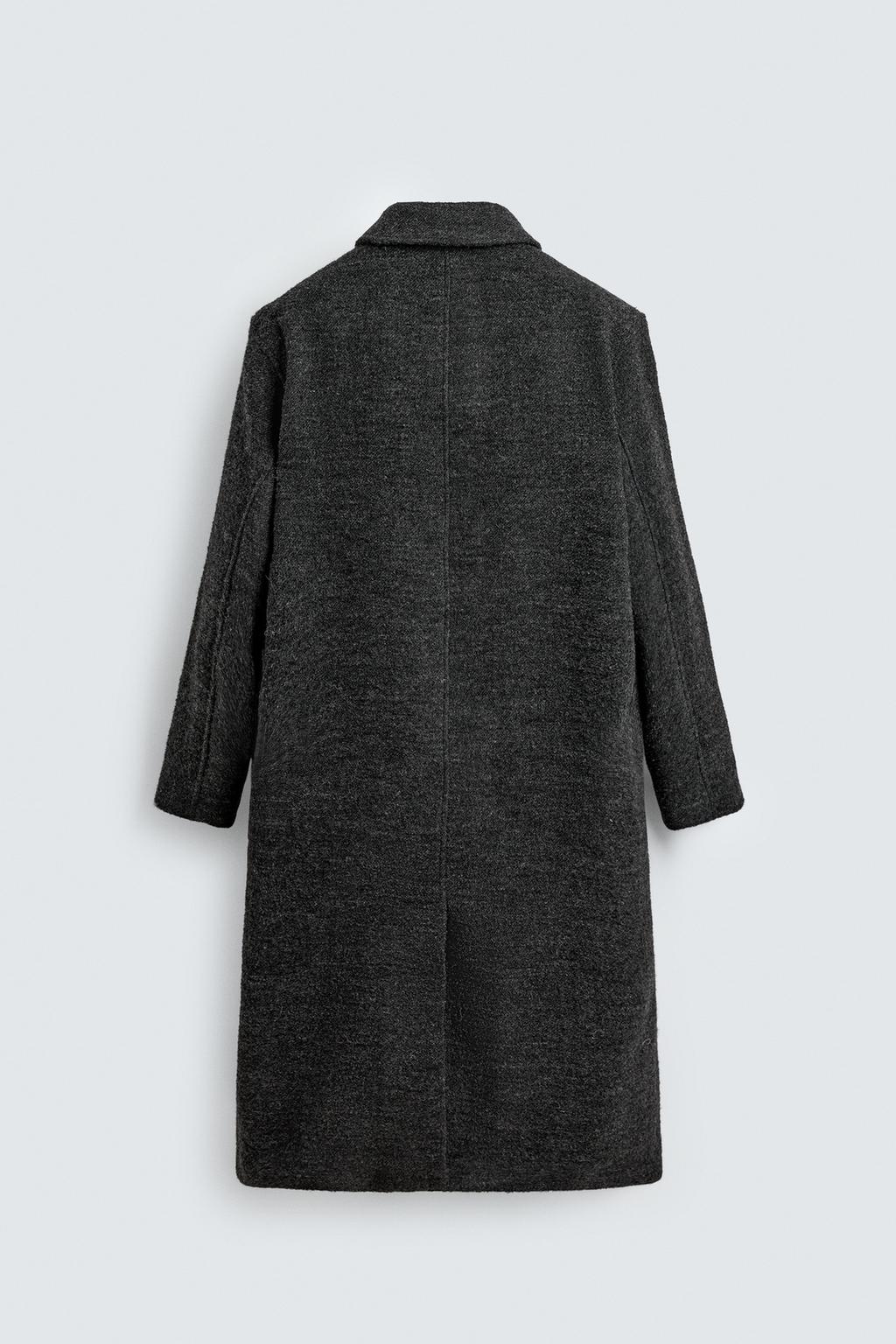 ПАЛЬТО ИЗ ТЕКСТУРНОЙ ШЕРСТИ