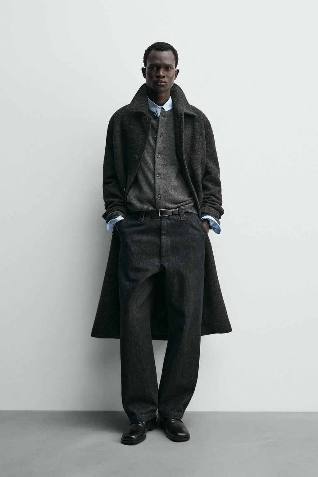 ПАЛЬТО ИЗ ТЕКСТУРНОЙ ШЕРСТИ