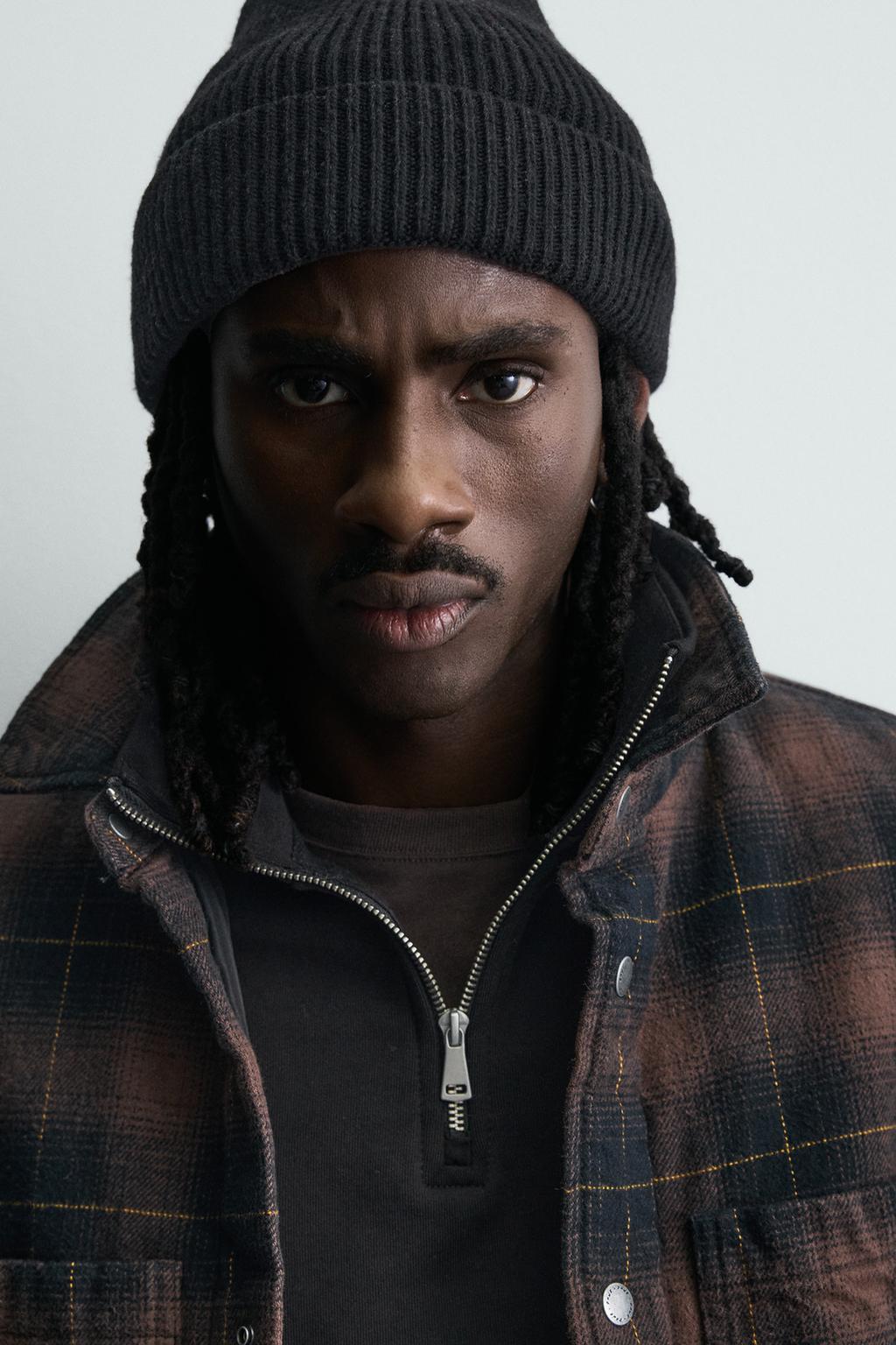 СТЕГАНАЯ КУРТКА-РУБАШКА В КЛЕТКУ