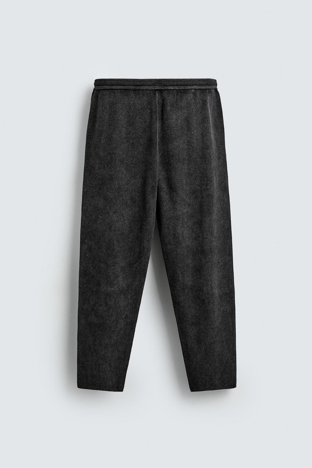 БРЮКИ ИЗ РЕЛЬЕФНОГО ТРИКОТАЖА