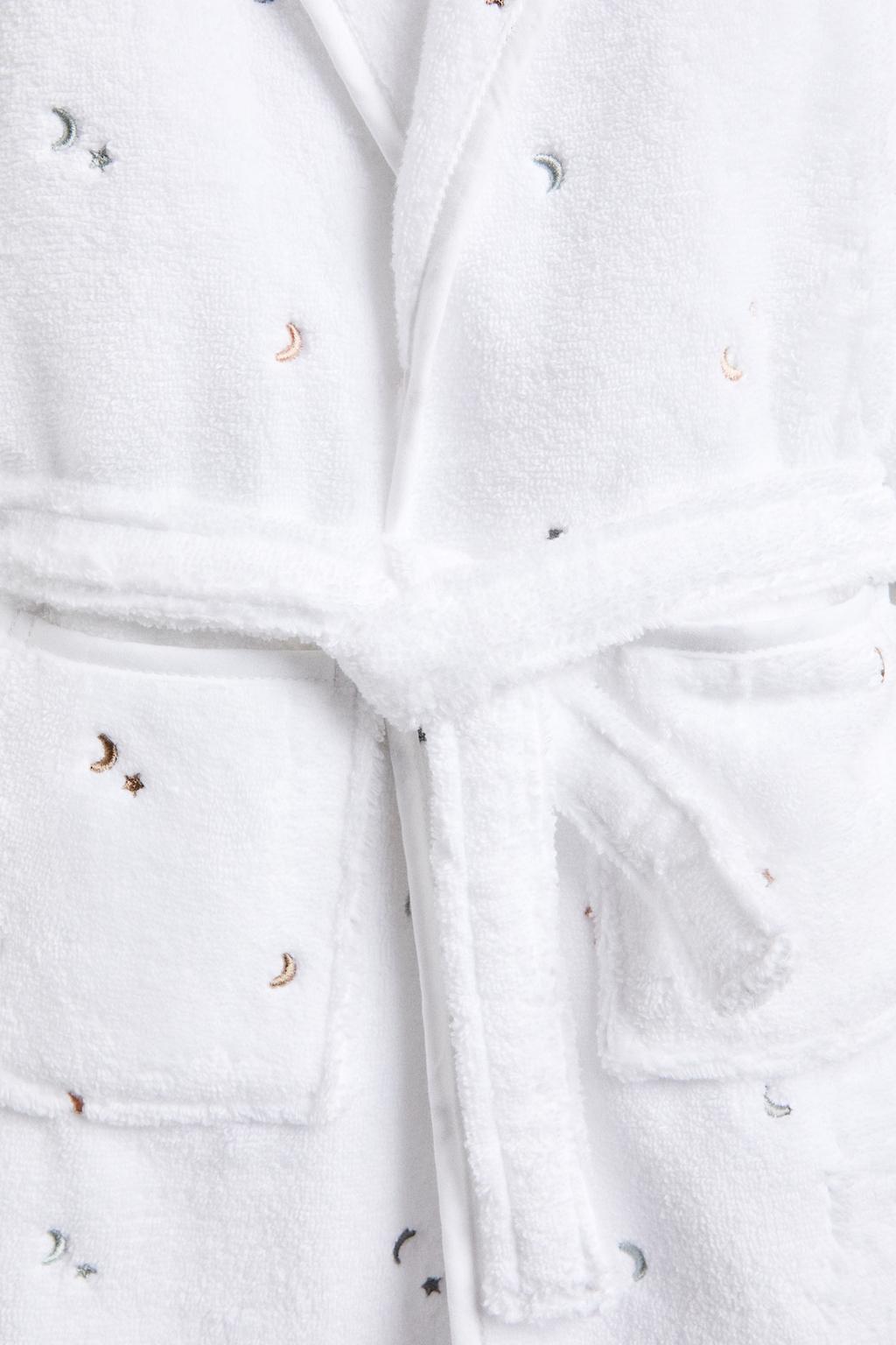 Детский халат с луной и звездой