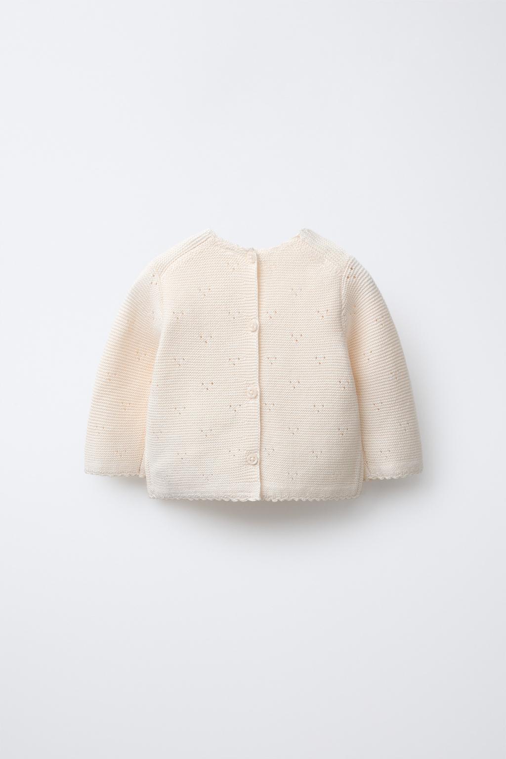 ВЯЗАНЫЙ ДЖЕМПЕР С ЦВЕТОЧНОЙ ВЫШИВКОЙ