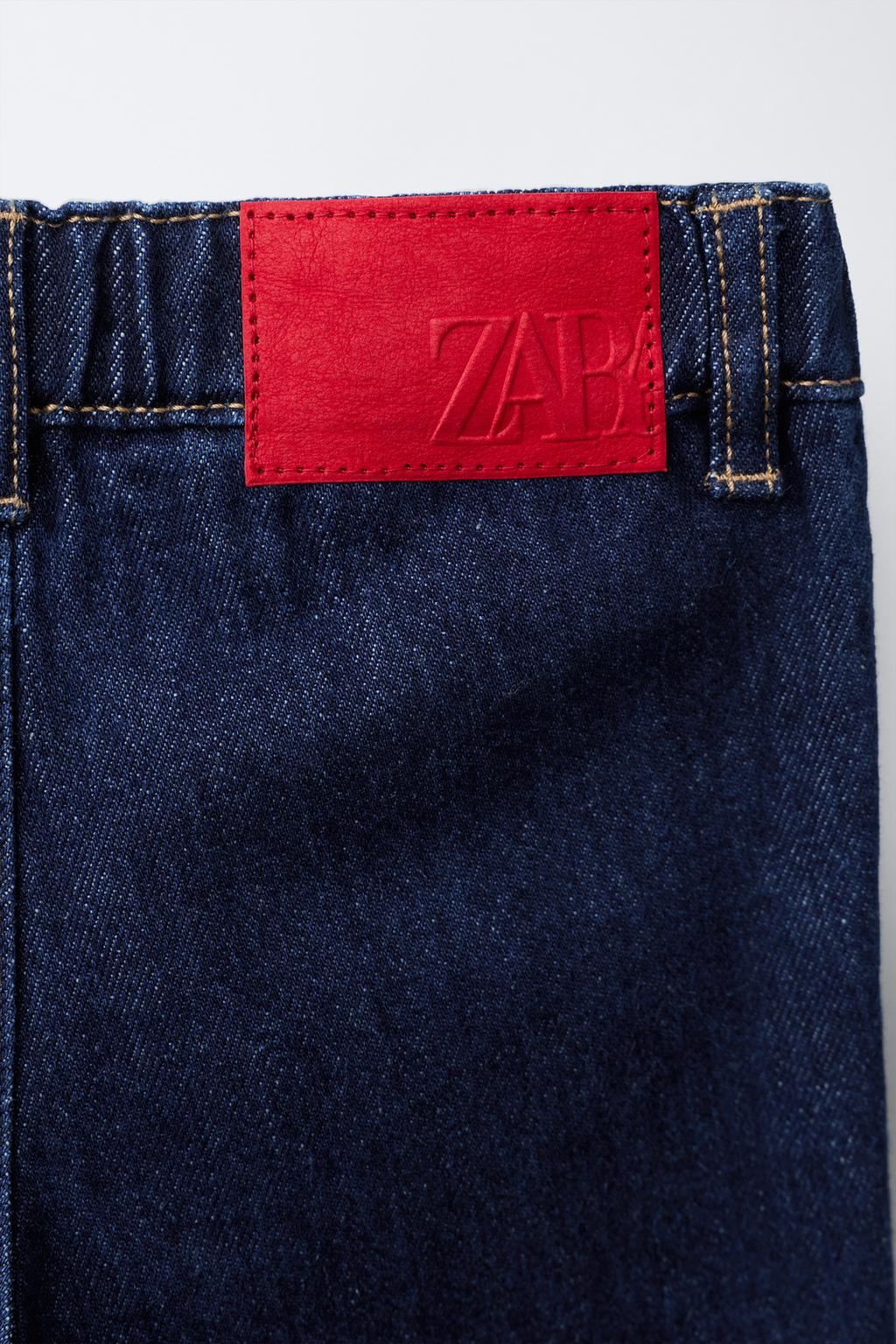 ДЖИНСЫ-КЮЛОТЫ С ВОЛНИСТЫМИ КАРМАНАМИ