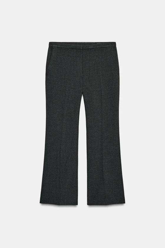 УКОРОЧЕННЫЕ РАСКЛЕШЕННЫЕ БРЮКИ ZW COLLECTION