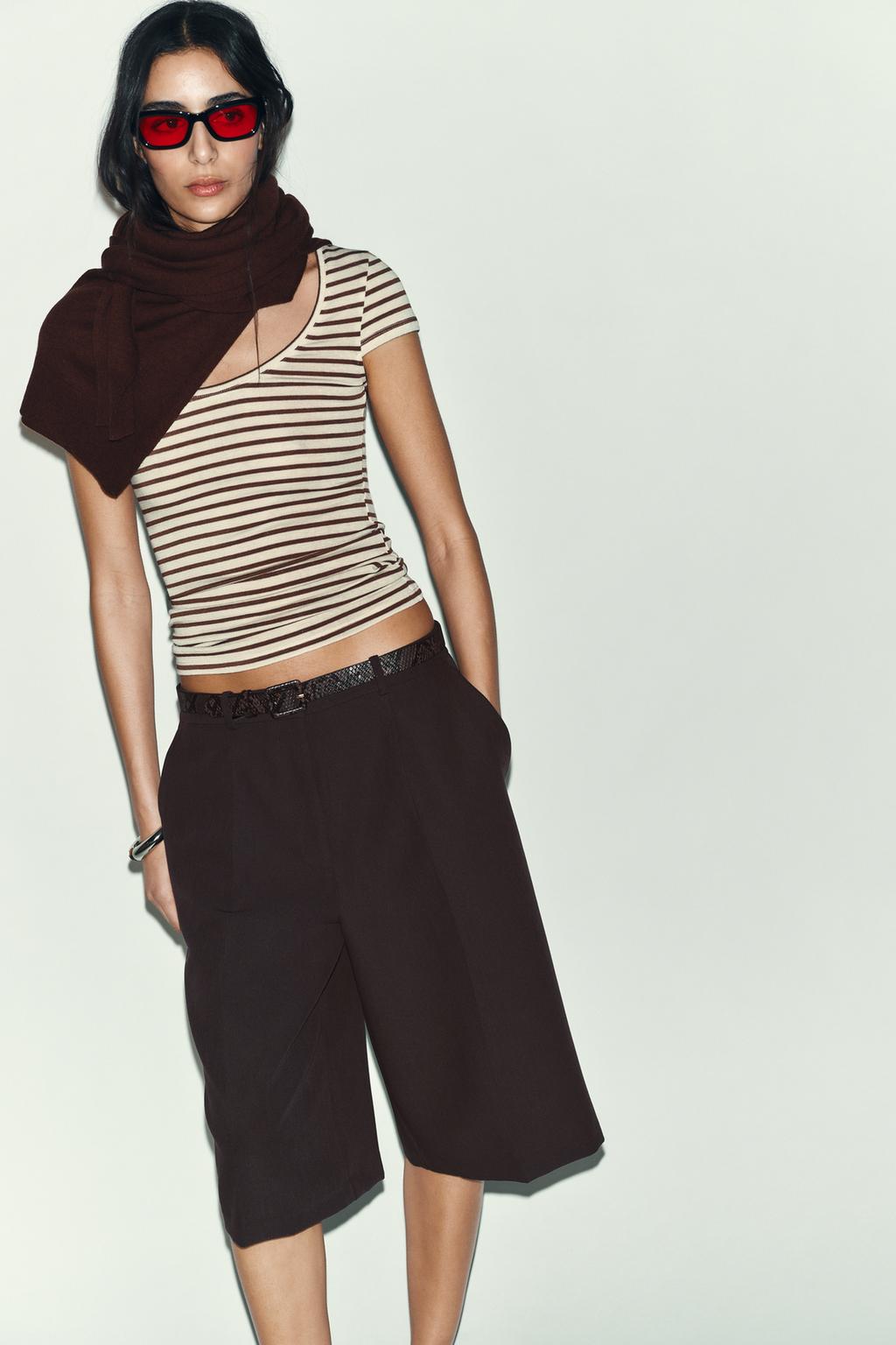 ФУТБОЛКА В ПОЛОСКУ С КОРОТКИМ РУКАВОМ