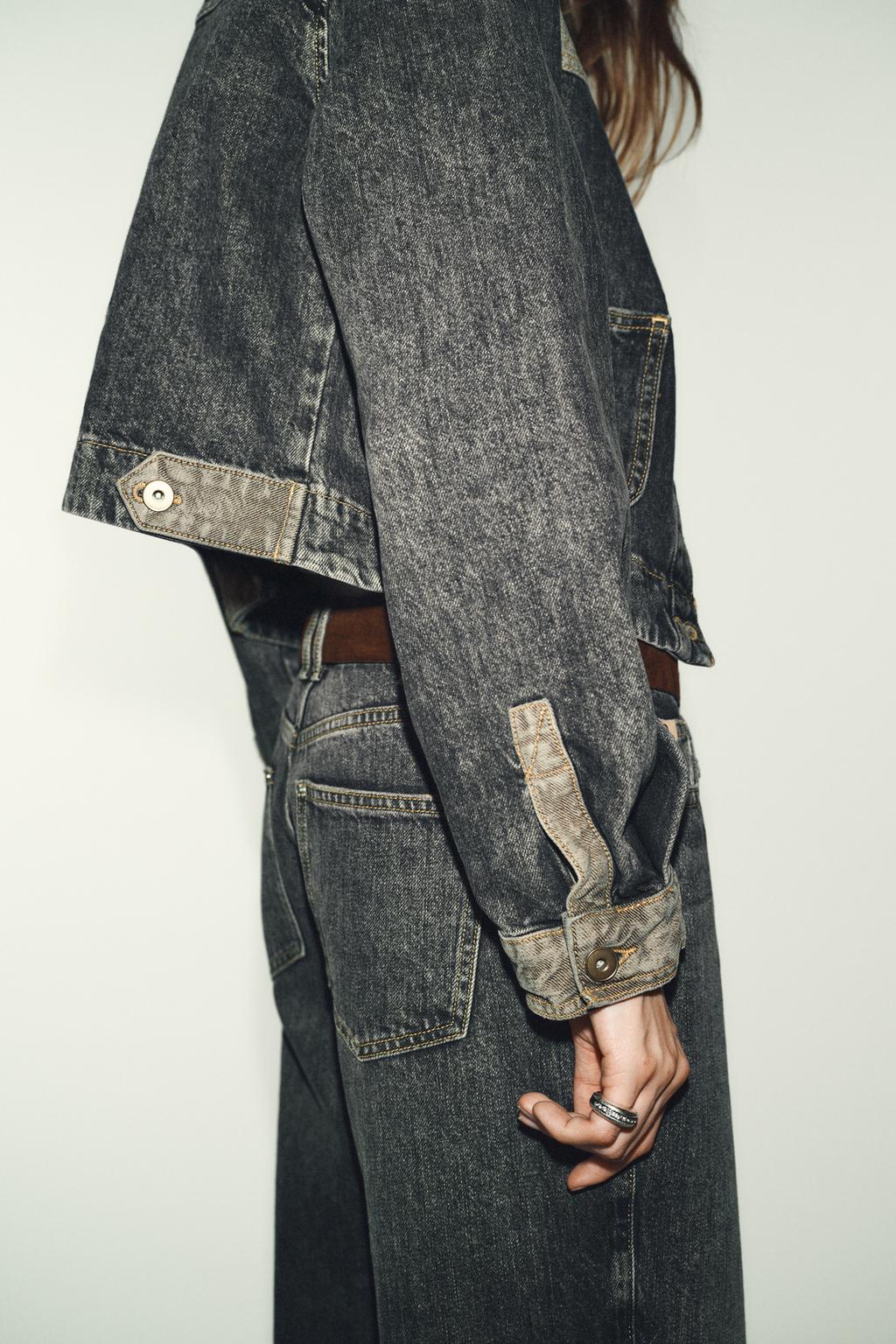 КОМБИНИРОВАННАЯ ДЖИНСОВАЯ КУРТКА Z1975