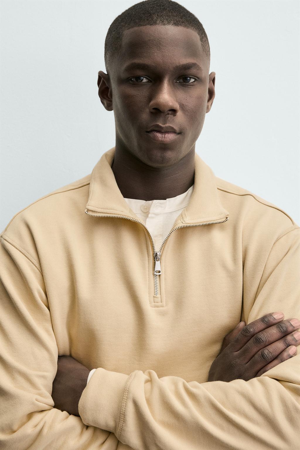 БАЗОВАЯ ТОЛСТОВКА С ВОРОТНИКОМ НА МОЛНИИ