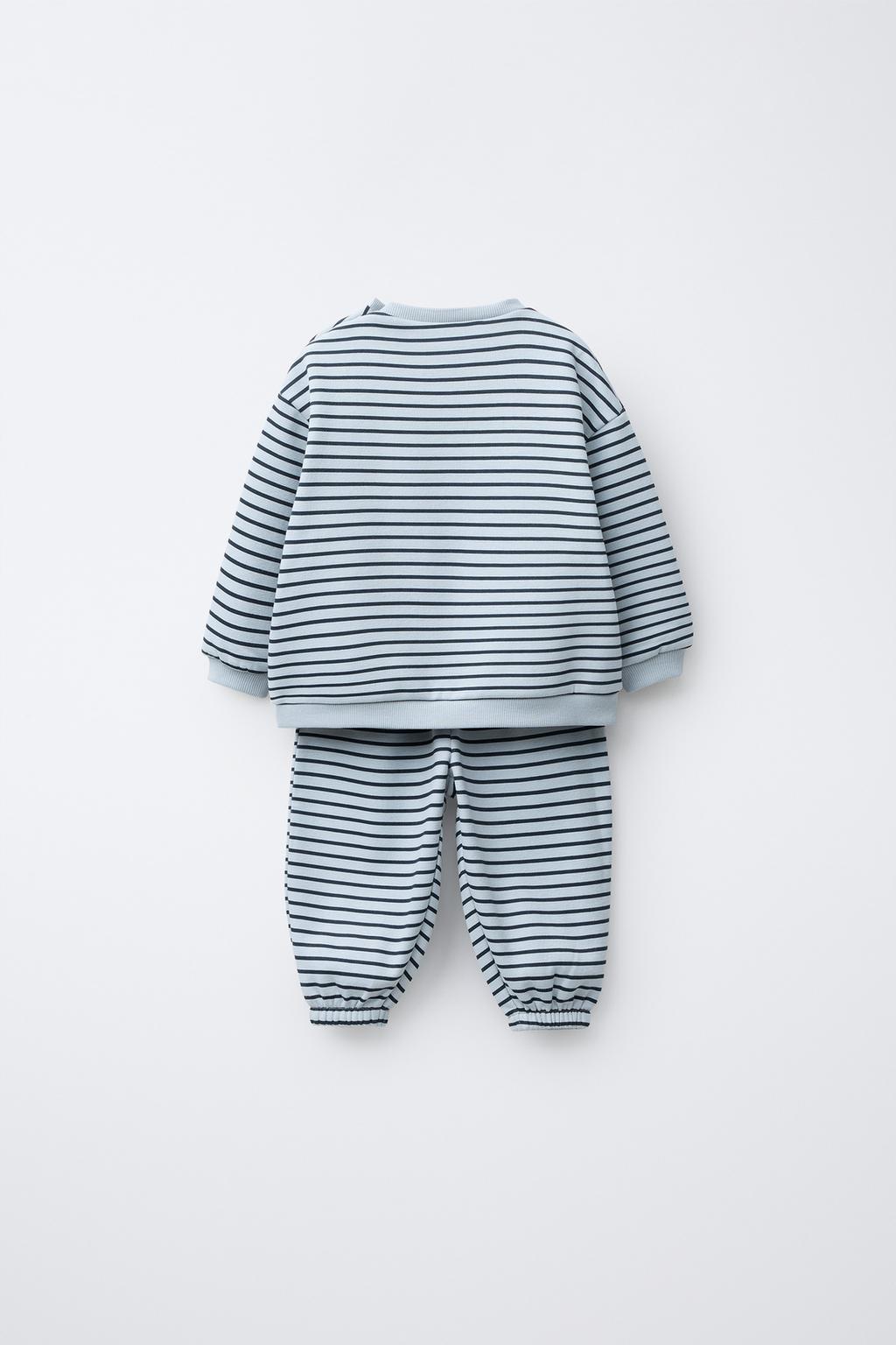 КОМПЛЕКТ ТОЛСТОВКА И БРЮКИ-ДЖОГГЕРЫ В ПОЛОСКУ