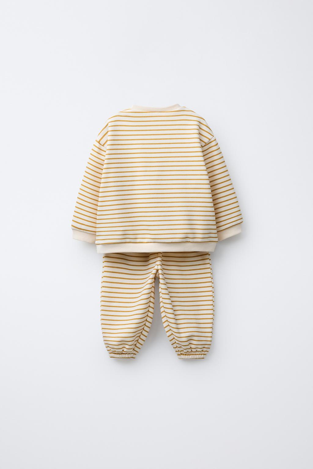 КОМПЛЕКТ ИЗ ТОЛСТОВКИ И БРЮК-ДЖОГГЕРОВ В ПОЛОСКУ