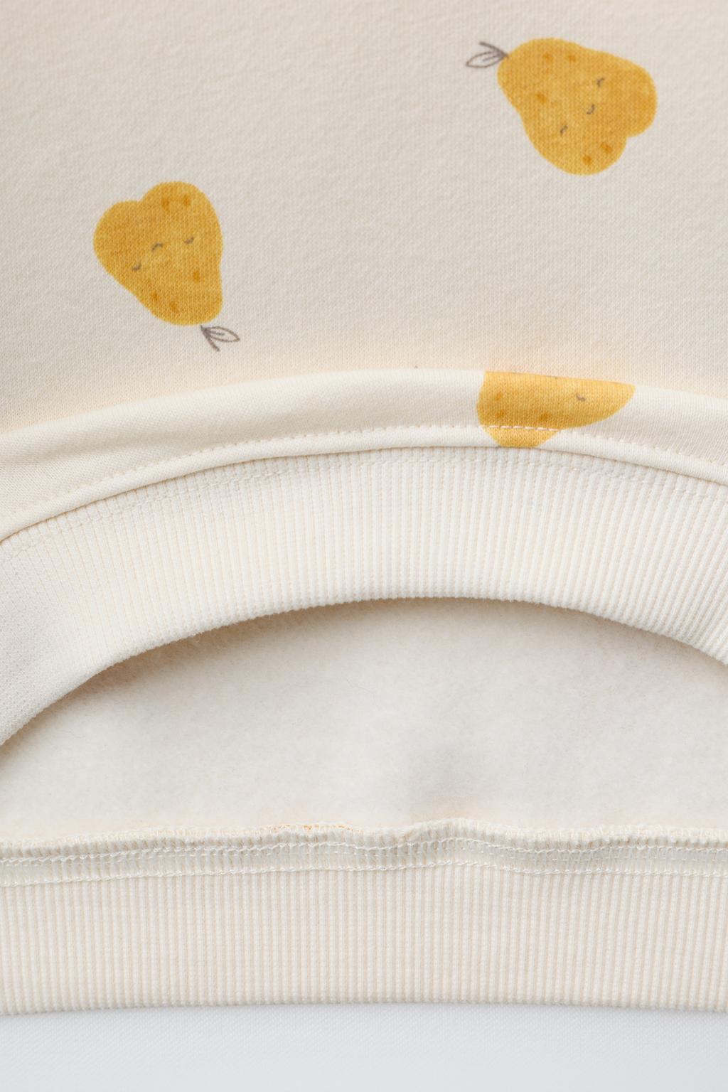 КОМПЛЕКТ ИЗ ТОЛСТОВКИ И ЛЕГГИНСОВ С ПРИНТОМ «ГРУШИ»