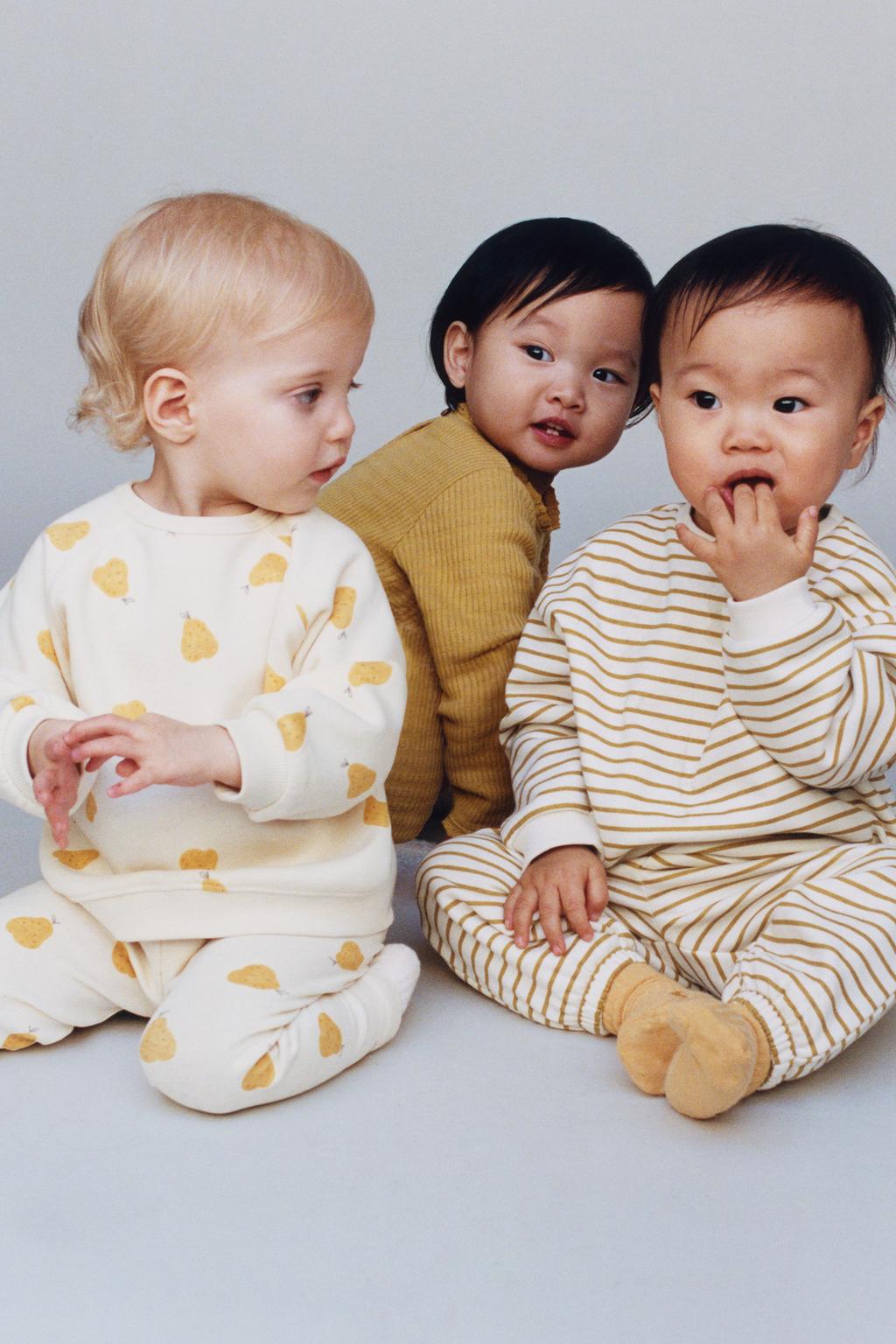 КОМПЛЕКТ ИЗ ТОЛСТОВКИ И ЛЕГГИНСОВ С ПРИНТОМ «ГРУШИ»