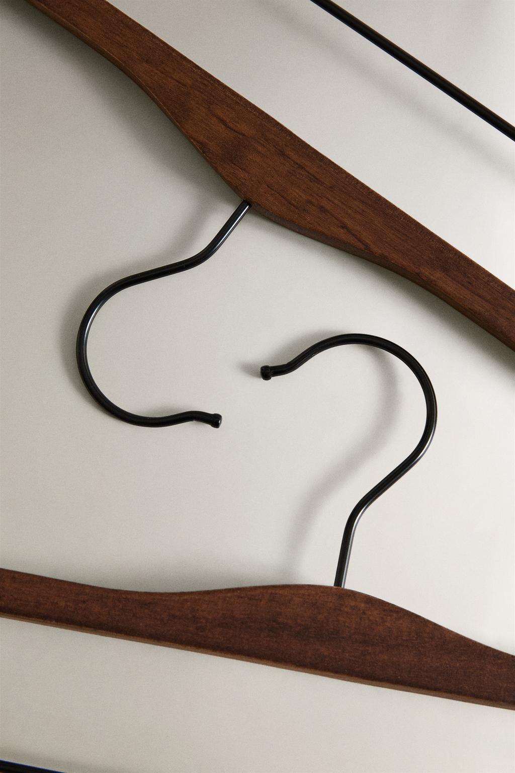 Набор деревянных плечиков для рубашек (набор из 2)