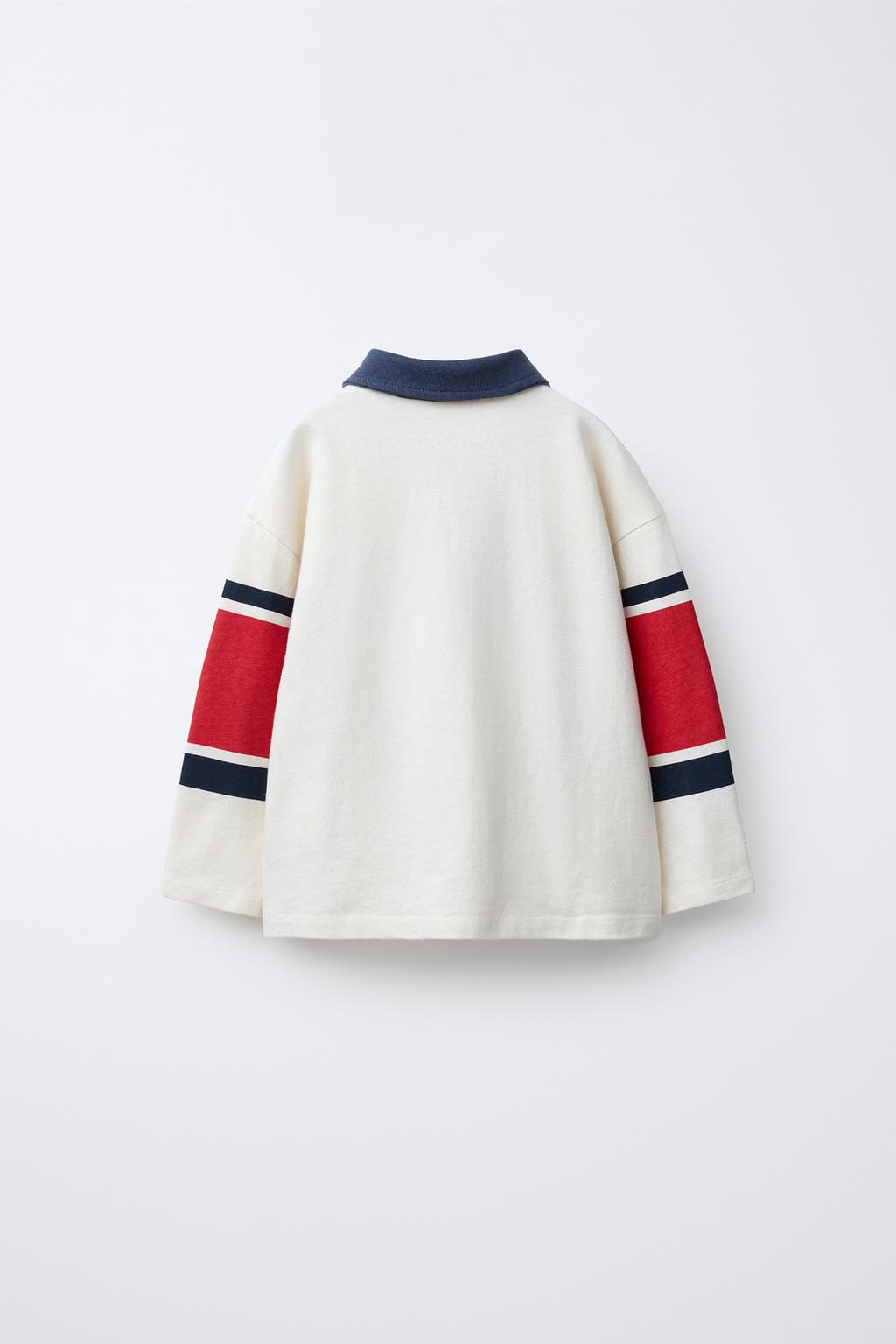 ПОЛО В ПОЛОСКУ С ЭТИКЕТКОЙ