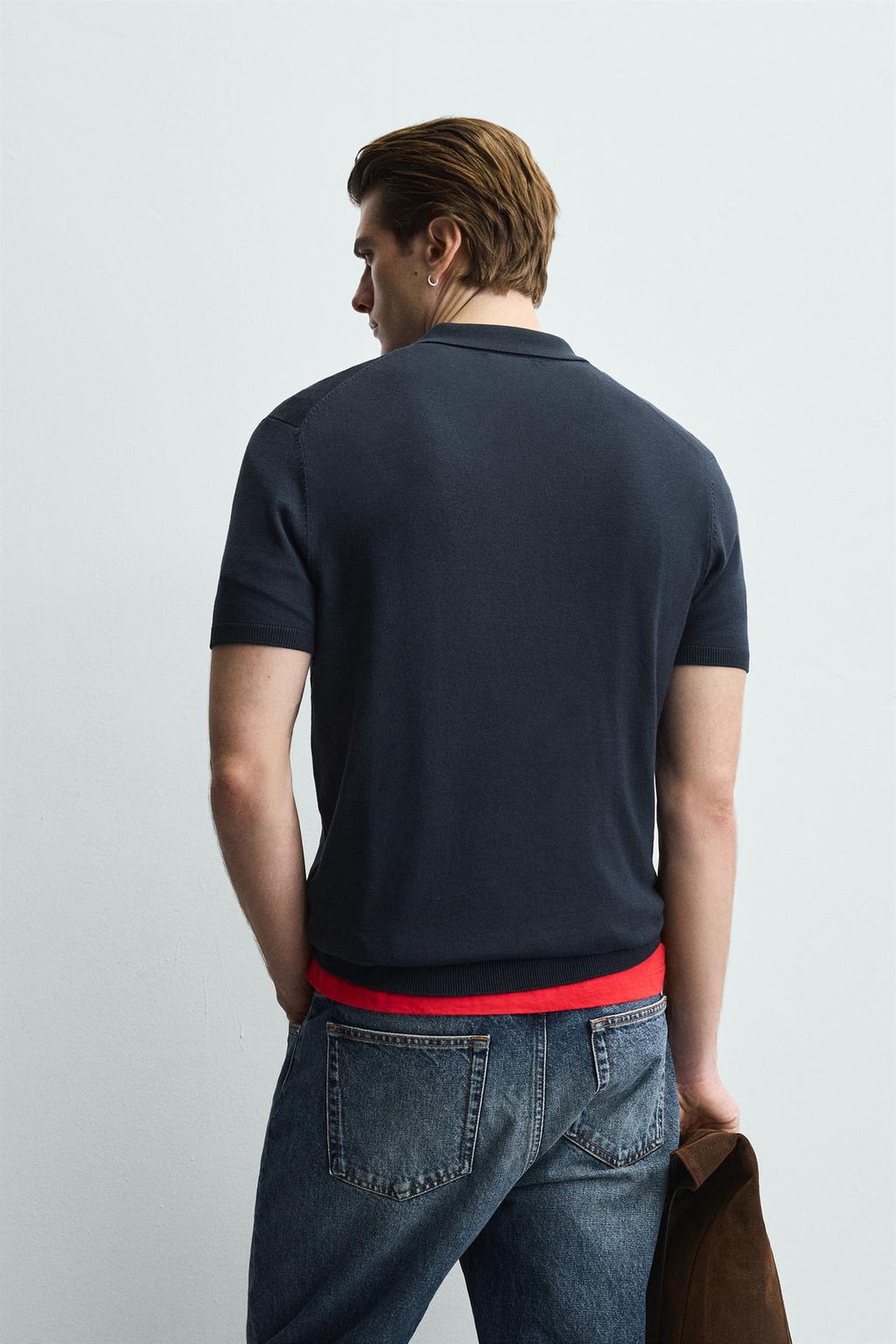 ПОЛО ИЗ ТРИКОТАЖА КЛАССИЧЕСКОГО КРОЯ