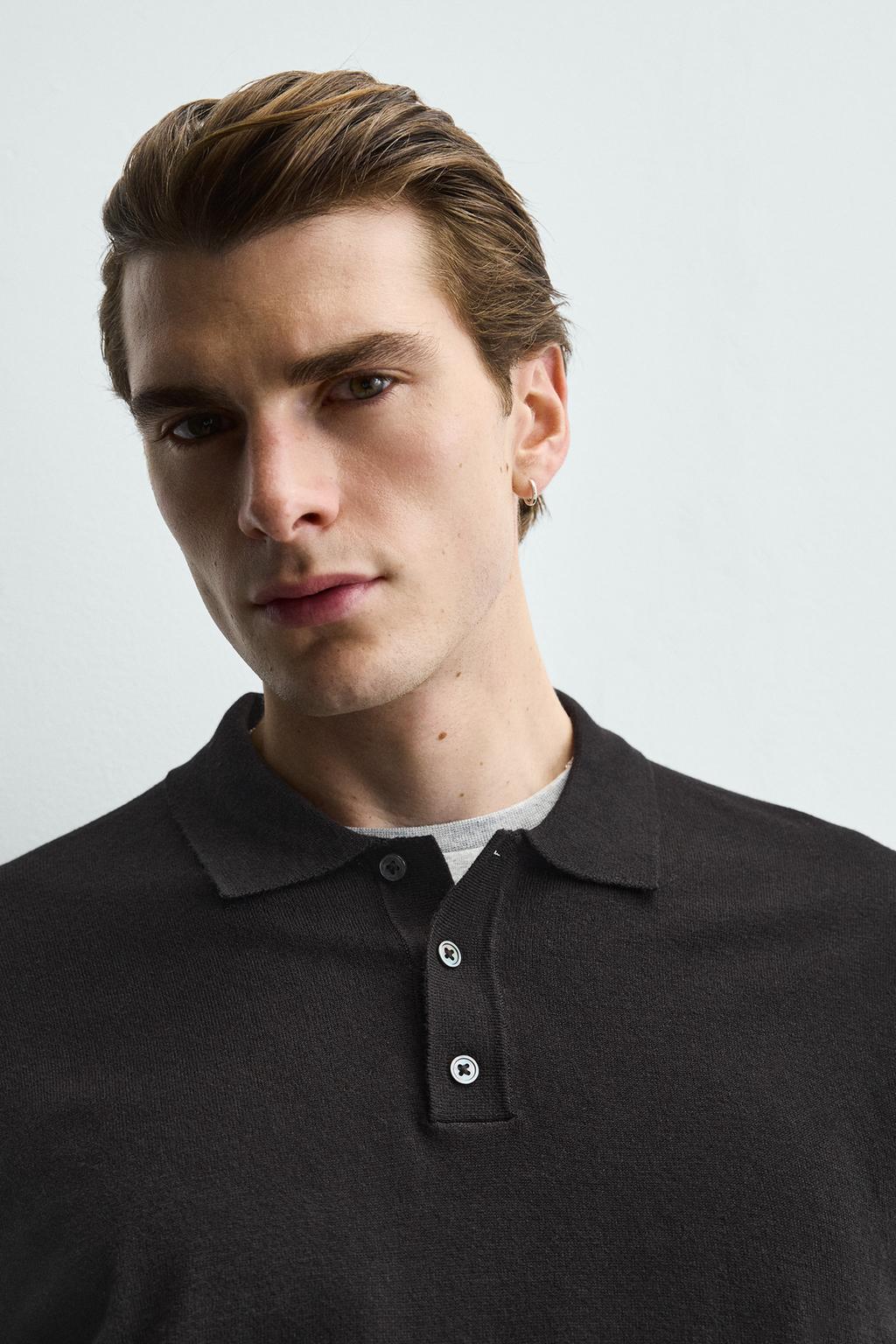 ПОЛО ИЗ ТРИКОТАЖА КЛАССИЧЕСКОГО КРОЯ