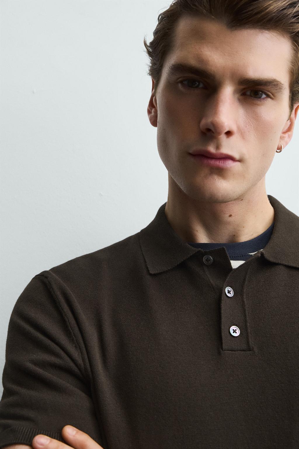 ПОЛО ИЗ ТРИКОТАЖА КЛАССИЧЕСКОГО КРОЯ