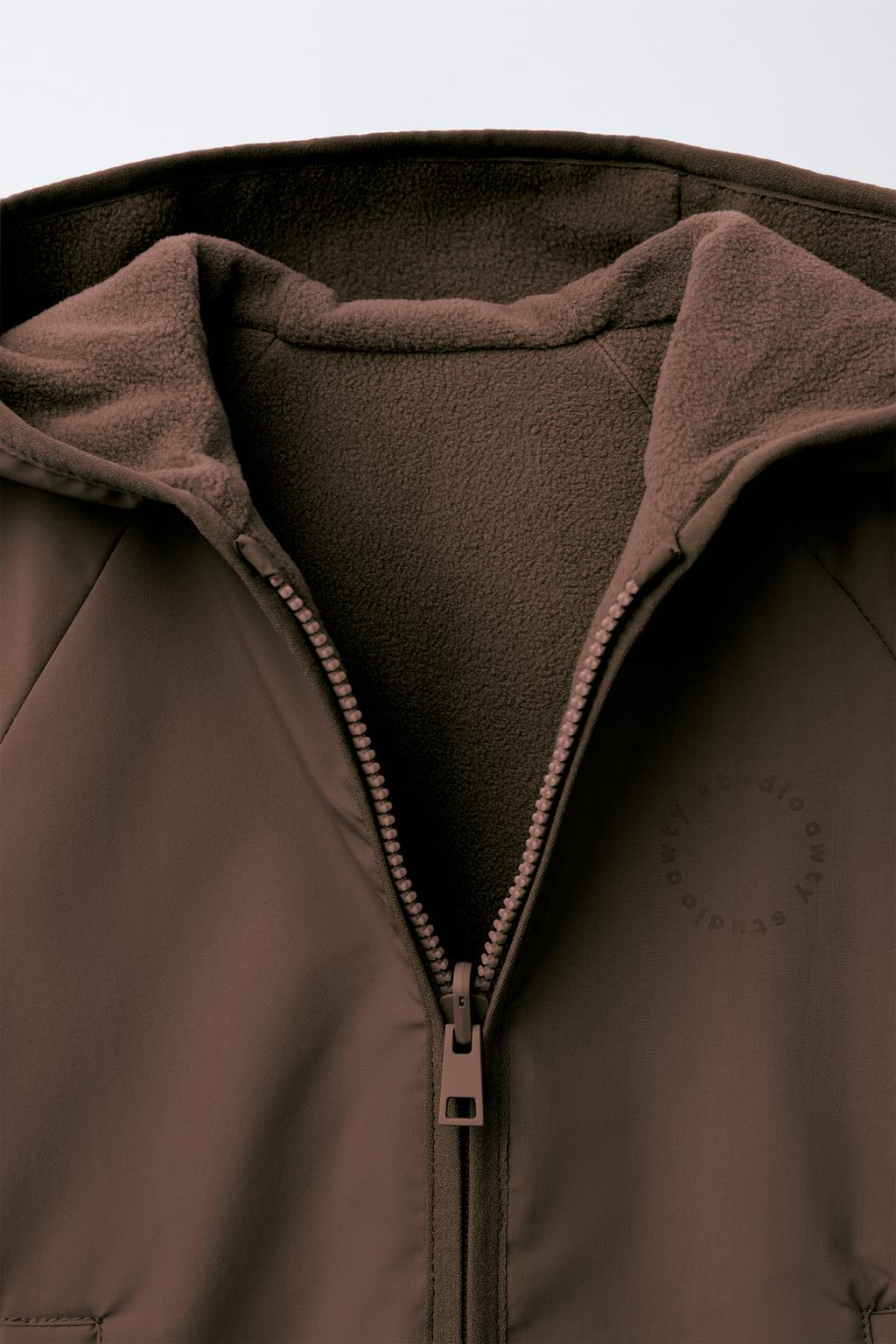 ДВУСТОРОННЯЯ КУРТКА ИЗ ПОЛАРФЛИСА