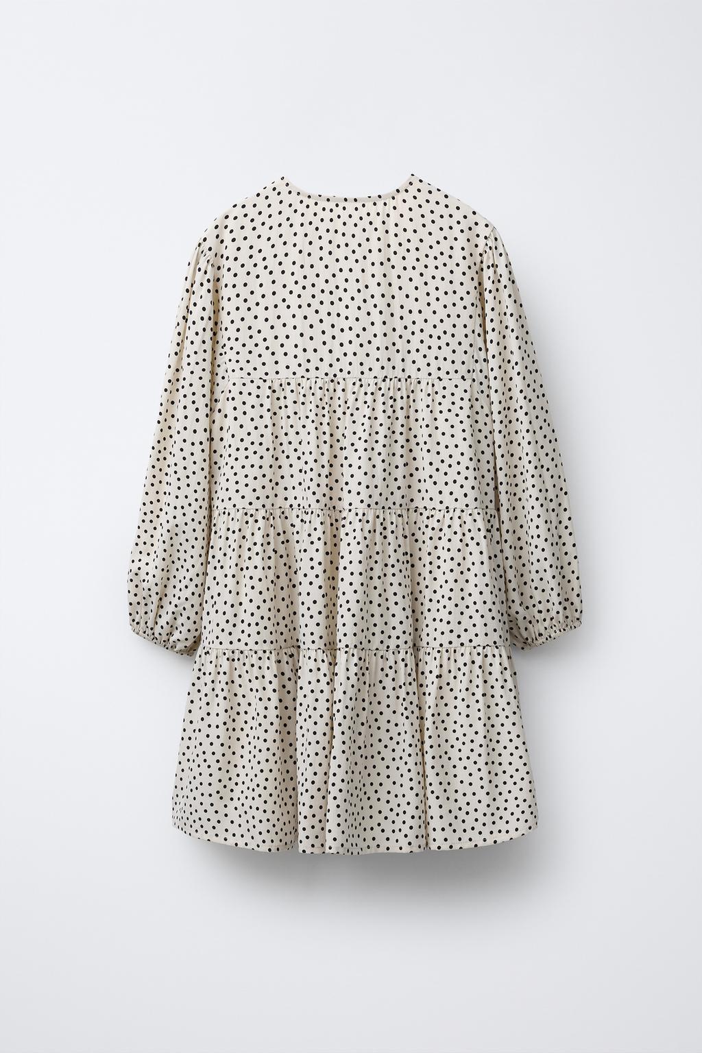 ПЛАТЬЕ С ПАНЕЛЯМИ И ГОРОШКОМ