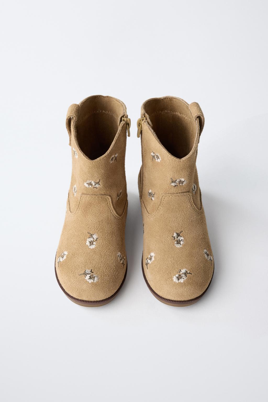 КОЖАНЫЕ САПОГИ С ВЫШИВКОЙ