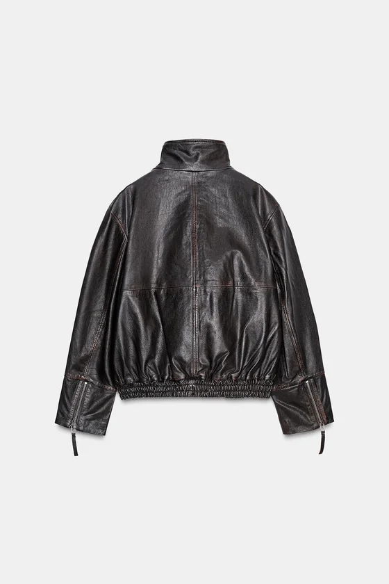 БОМБЕР ИЗ 100% КОЖИ — ZW COLLECTION LIMITED EDITION