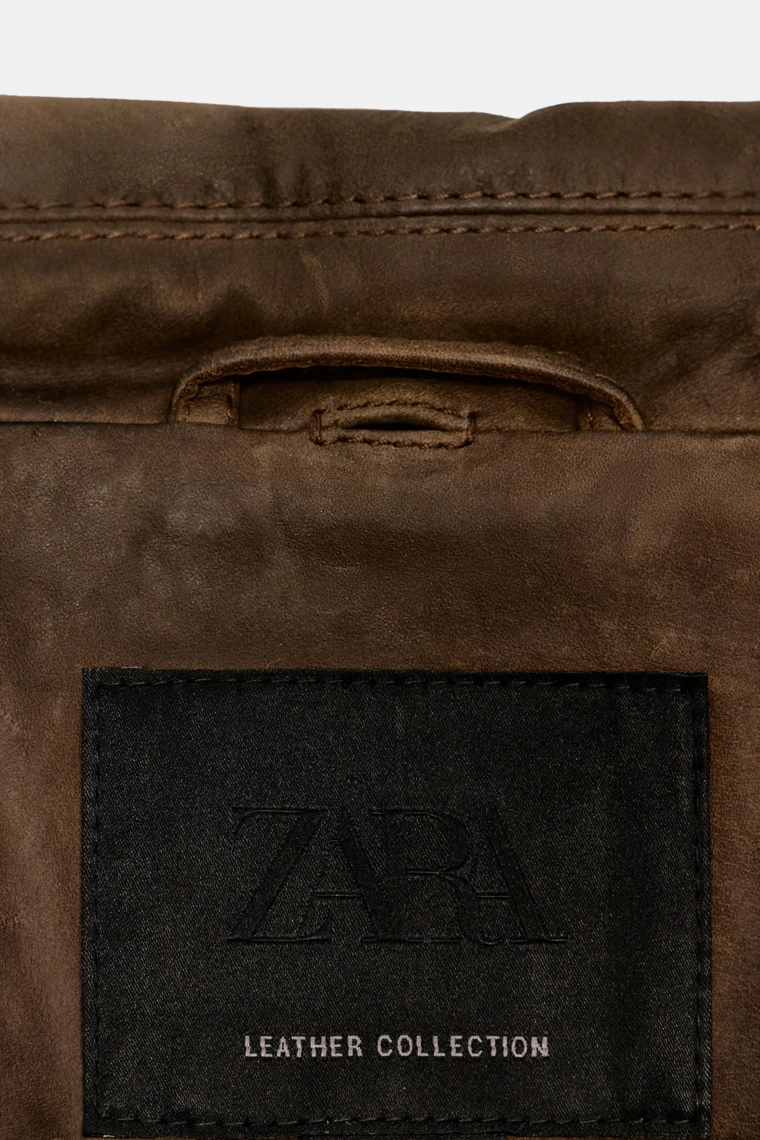 Куртка из коллекции zw из натуральной кожи